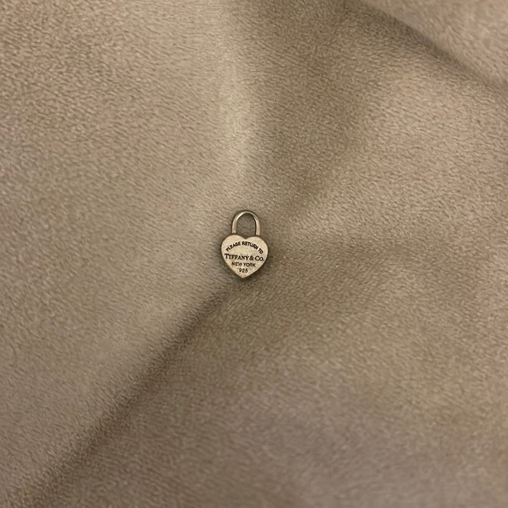 Tiffany & Co. - Authentic Sterling Silver Heart Charm Necklace